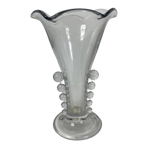 Imperial Glass‎ Ruffled Edge Vase - Picture 1 of 6